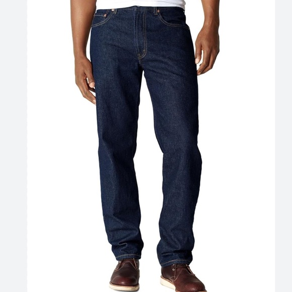Levi's 559 Relaxed Fit Jeans Dark Wash Mens 32X36 - Picture 1 of 14
